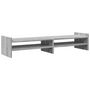 Voir la diapositive 2 : VIDAXL Support de moniteur sonoma gris 100x27x20 cm bois d ingénierie