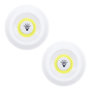 Voir la diapositive 1 : Paris Prix Lot de 2 Lampes Led  Télécommande  9cm Blanc