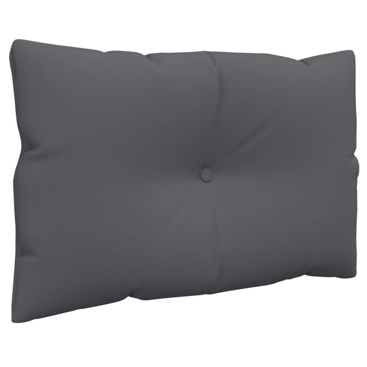 VIDAXL Coussins de palette lot de 2 anthracite tissu