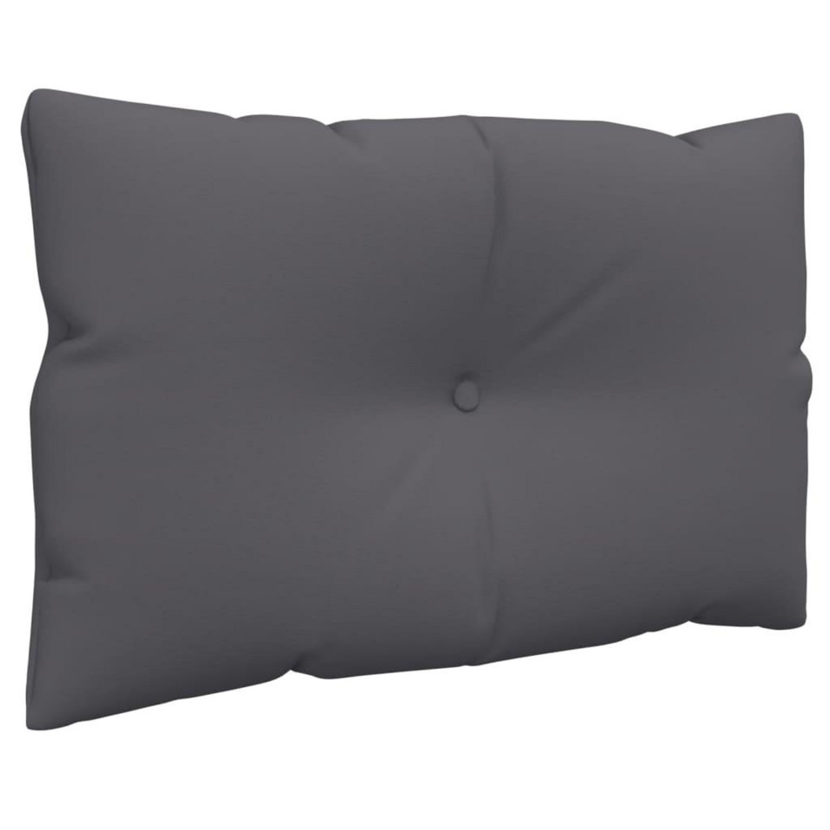 VIDAXL Coussins de palette lot de 2 anthracite tissu