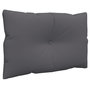Voir la diapositive 5 : VIDAXL Coussins de palette lot de 2 anthracite tissu