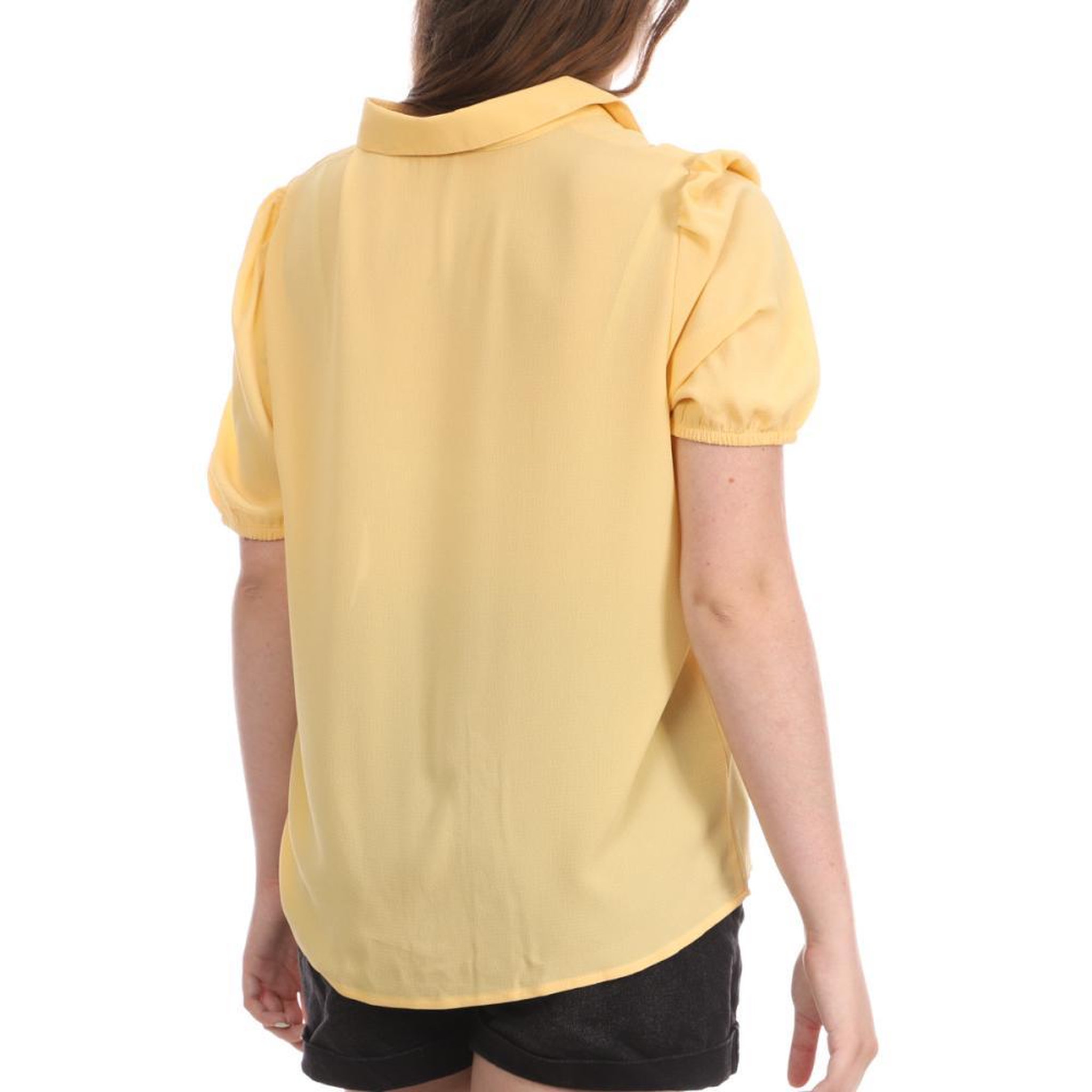 Voir la diapositive 2 : JACQUELINE DE YONG Chemise Jaune Femme JDY Piper Brooke