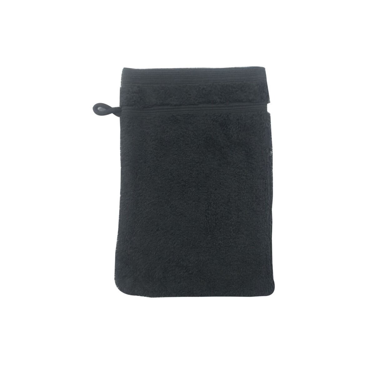 ACTUEL Lot de 2 gants de toilette unis en coton égyptien 650 gr/m²