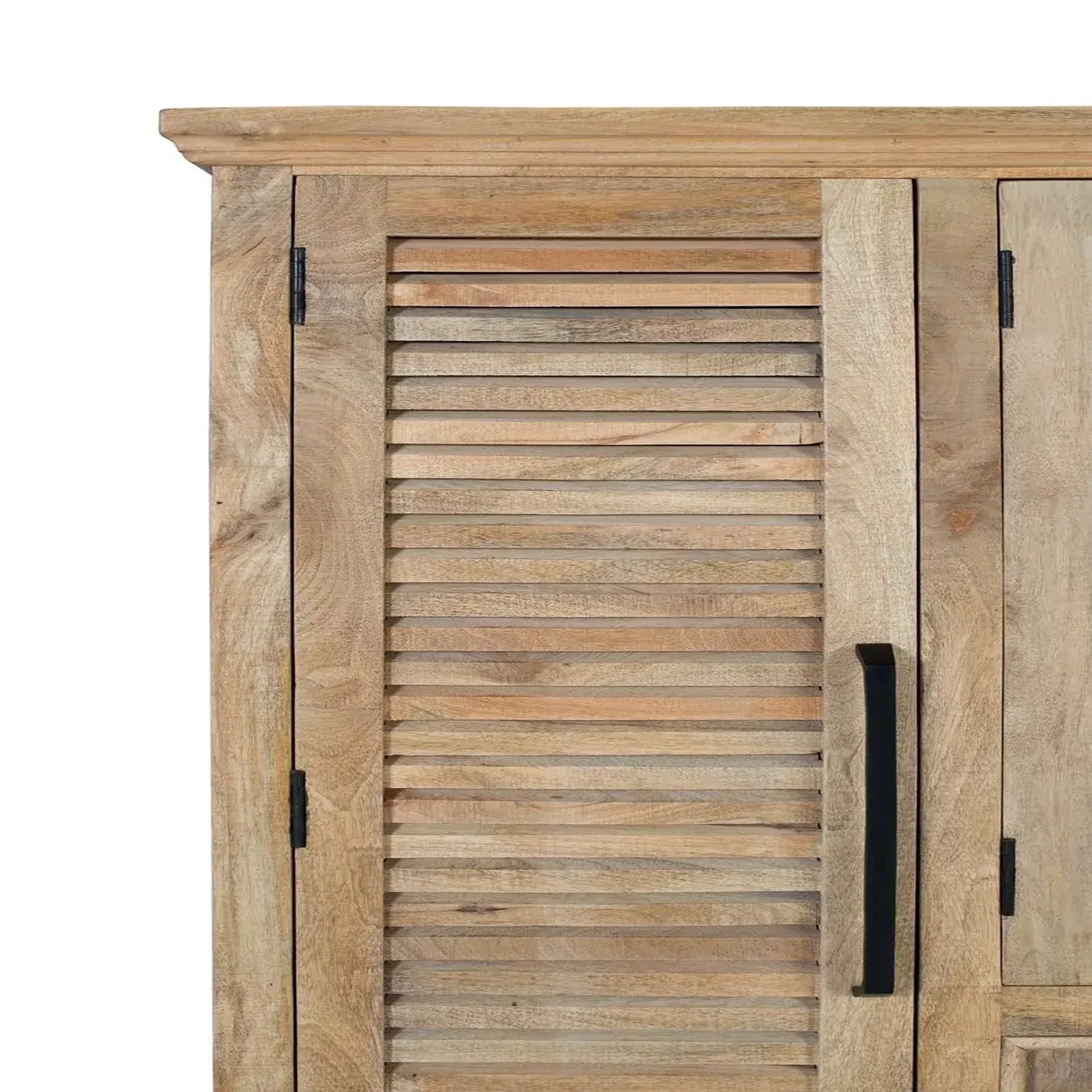 Voir la diapositive 5 : GINER Y COLOMER SL Vaisselier en bois de manguier 160 cm style rustique contemporain