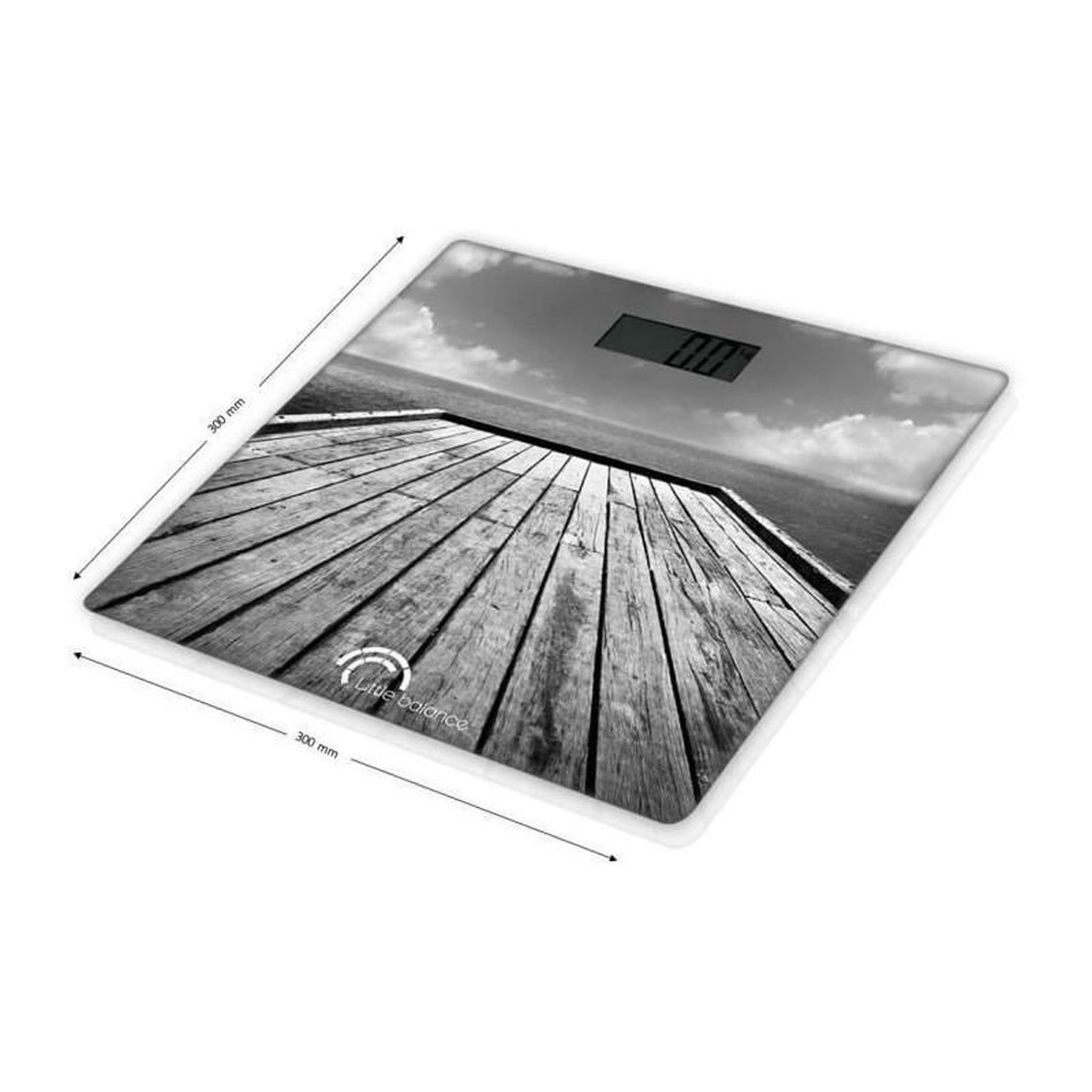 Voir la diapositive 2 : LITTLE BALANCE Pèse-personne électronique 180kg/100g gris - 8107