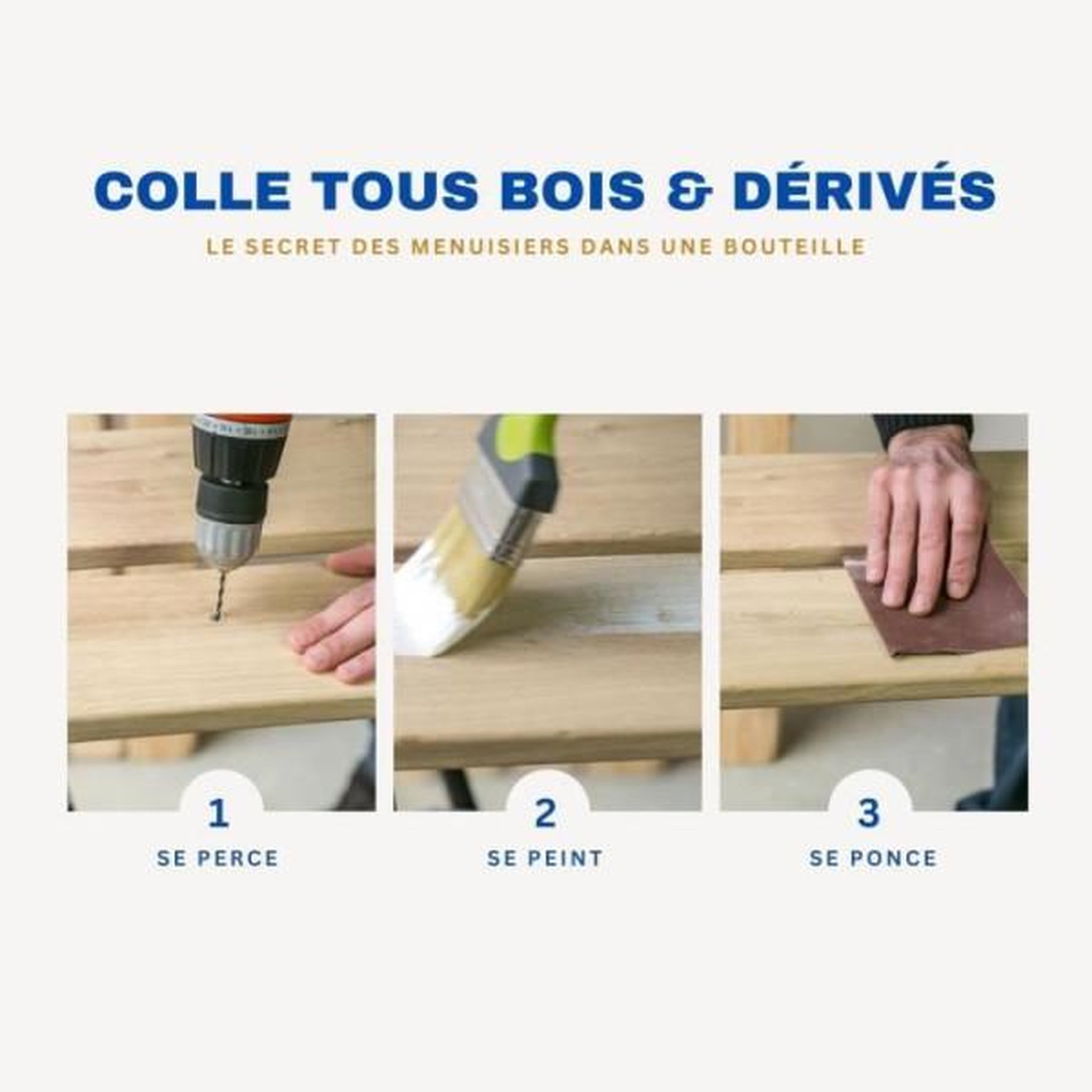 Voir la diapositive 2 : CYANOLIT Colle bois - CYANOLIT - Bois et dérivés - 500 g - Haute résistance - Idéale pour bois et matériaux dérivés
