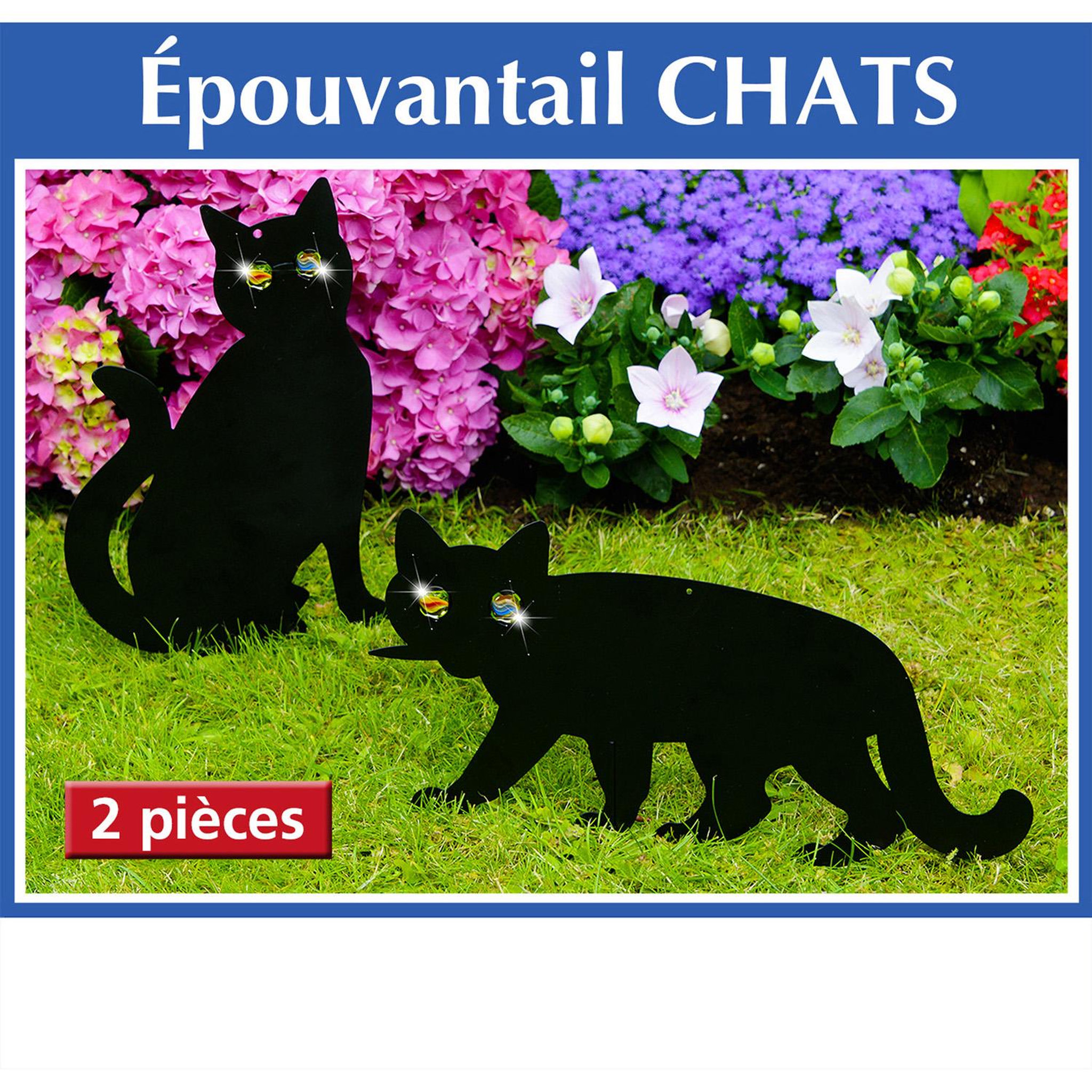 Voir la diapositive 2 : Wenko 2 Epouvantails Chat