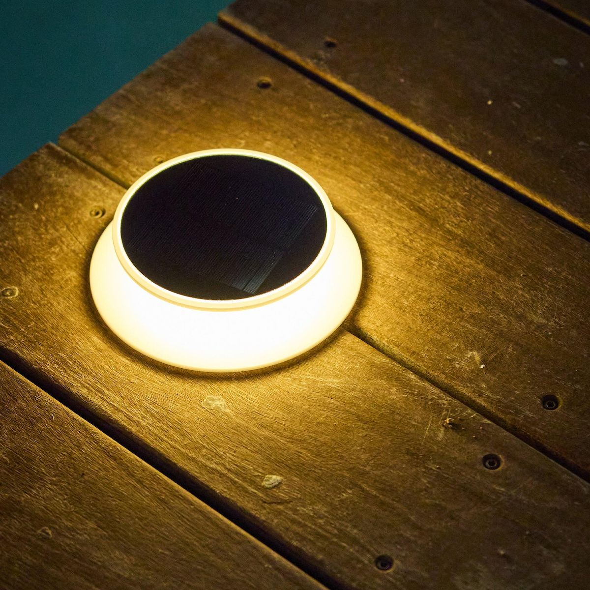 Lumisky Spot solaire SOLIA SPIKE Blanc Plastique D16cm