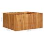 Voir la diapositive 6 : VIDAXL Lit sureleve de jardin 100x100x50 cm Bois massif d'acacia