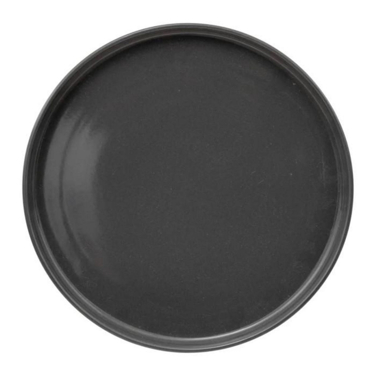 SECRET DE GOURMET Lot de 6 Assiettes à Dessert  Marie  20cm Gris