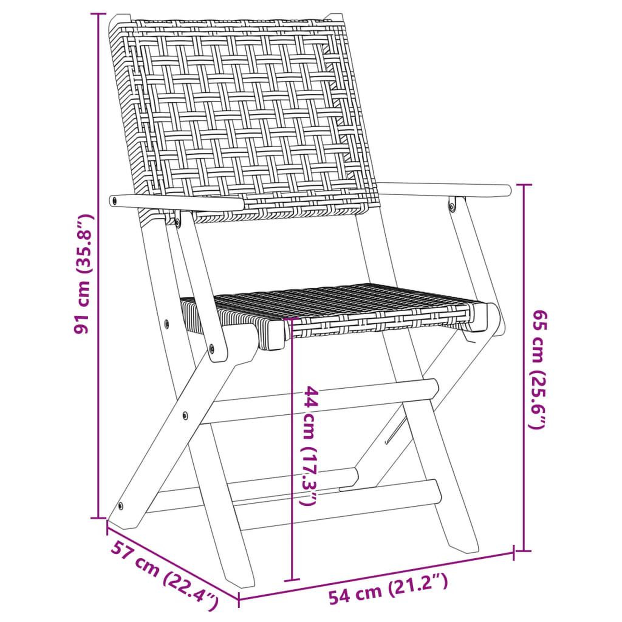 Voir la diapositive 6 : VIDAXL Ensemble de bistro 3 pcs gris resine tressee et bois massif
