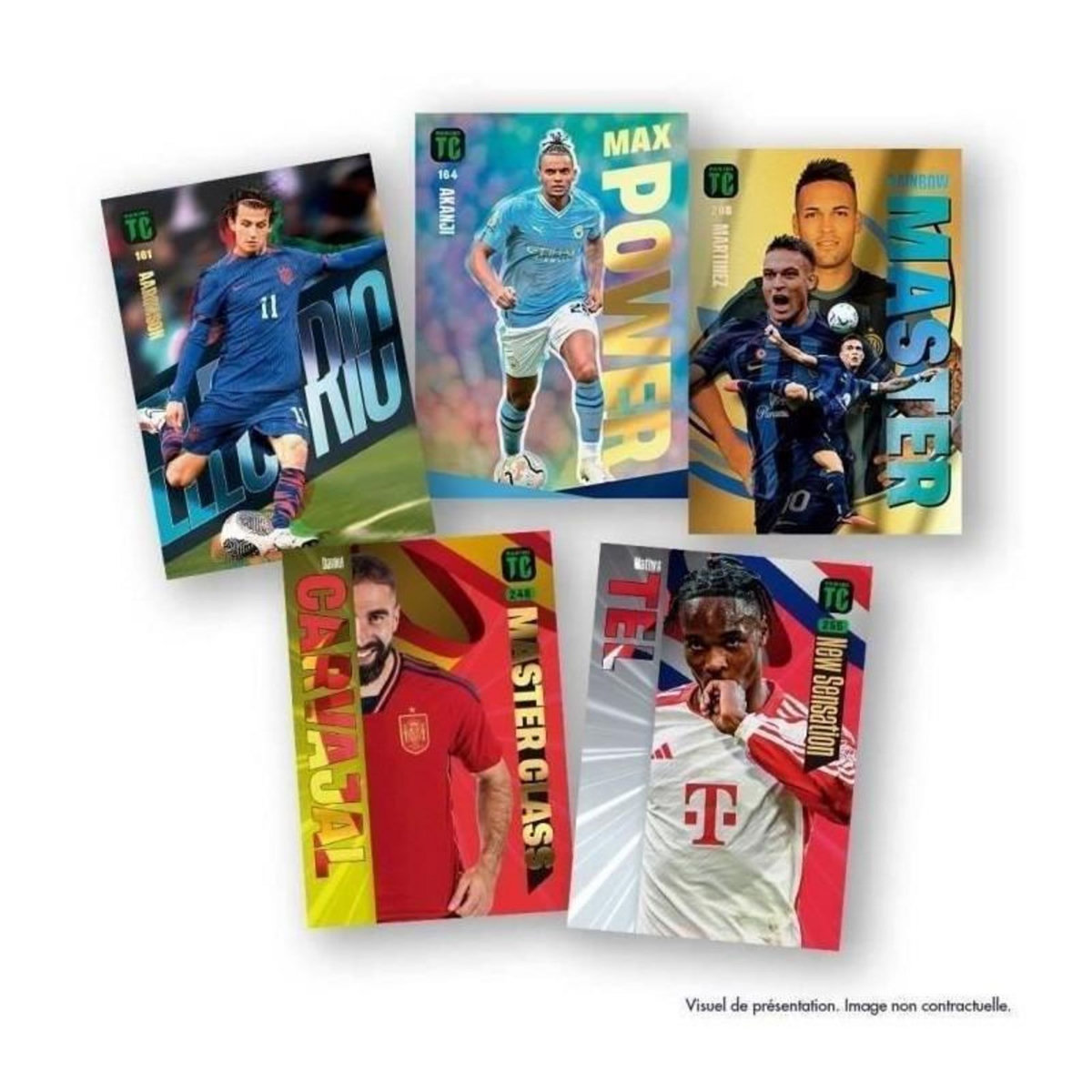 Panini Box de Stickers - PANINI - TOP CLASS FIFA 2024 TC - 7 pochettes de 6 cartes + 5 hologiants + 1 poster