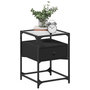Voir la diapositive 3 : VIDAXL Tables de chevet 2 pcs noir 40x40x55 cm bois d'ingenierie