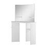 Voir la diapositive 4 : VIDAXL Coiffeuse d'angle Table de maquillage cosmetique Blanc