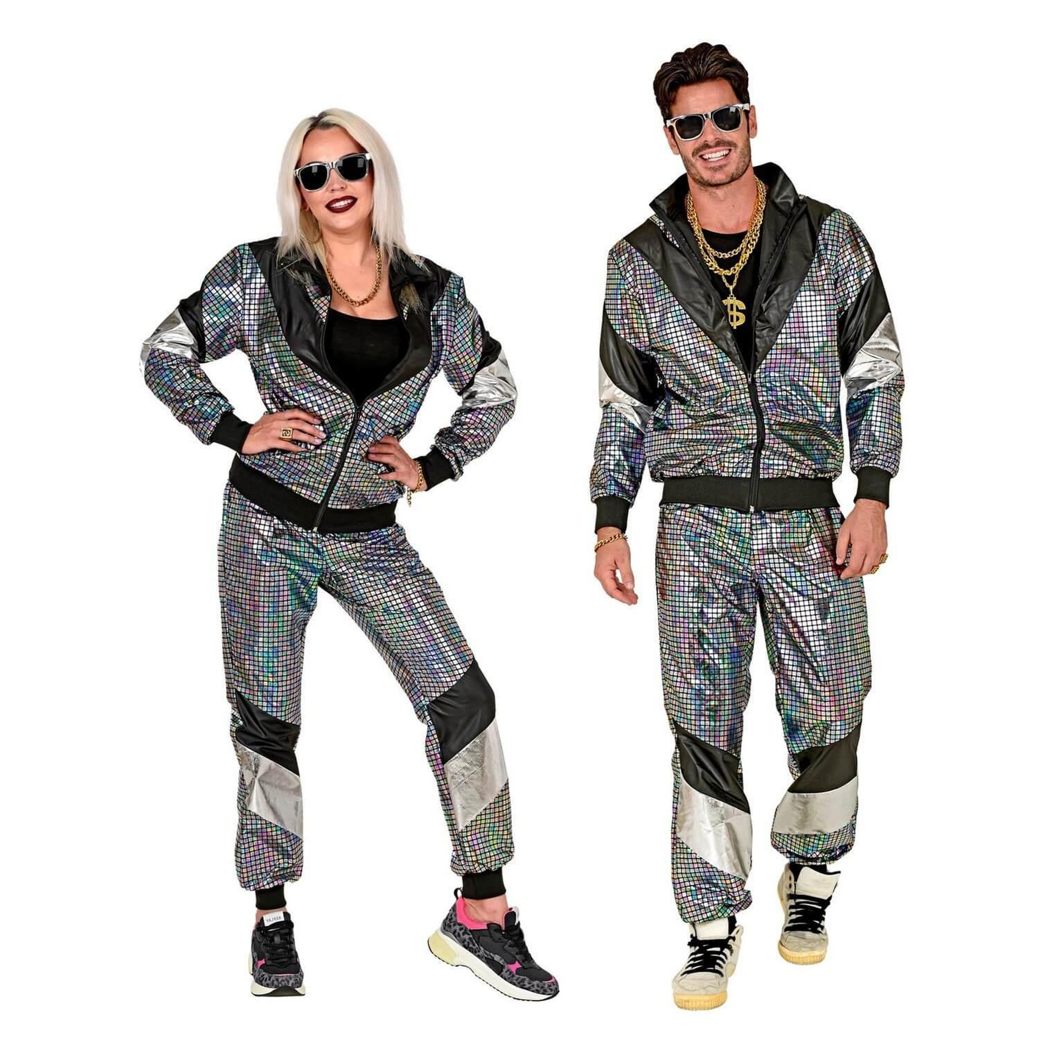 WIDMANN Costume années 80 multicolore - Adulte - M