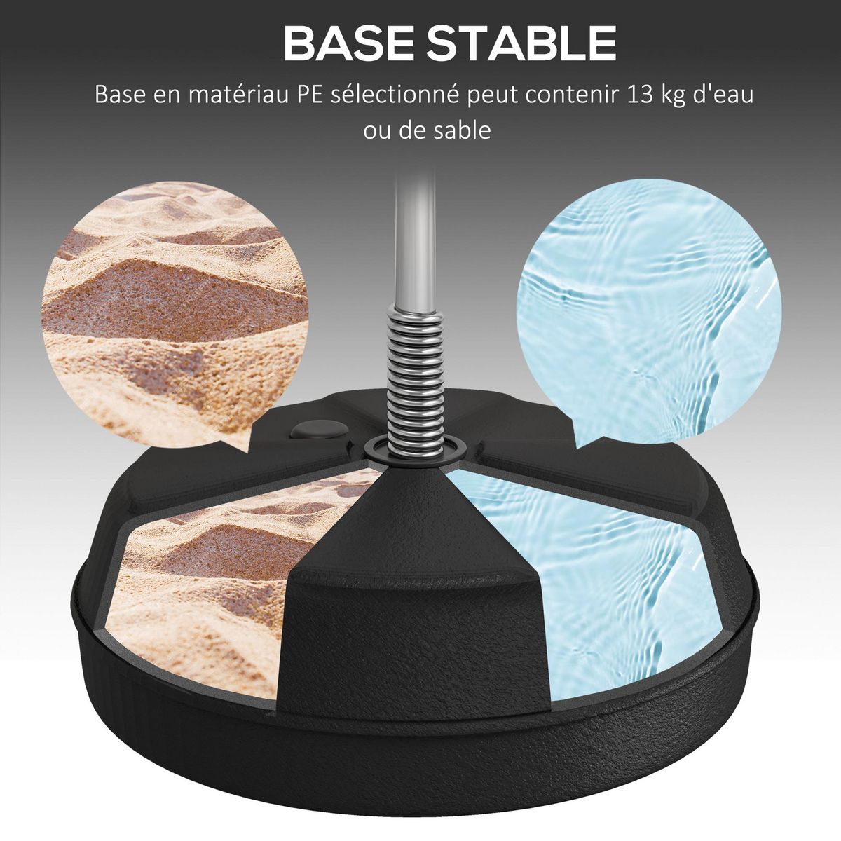 HOMCOM Punching ball sur pied réglable en hauteur 126-144 cm avec gants, pompe et base de lestage rouge blanc