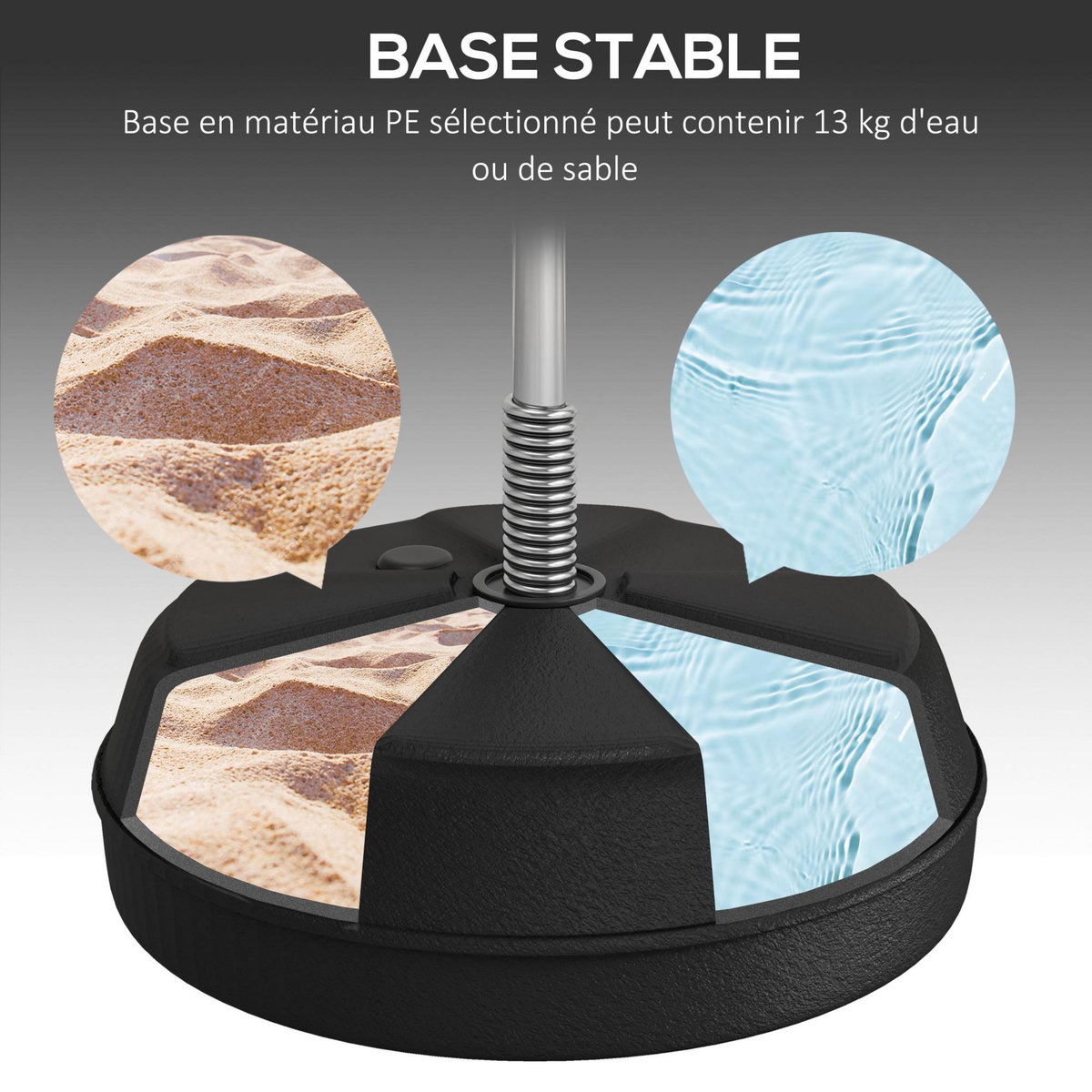 HOMCOM Punching ball sur pied réglable en hauteur 126-144 cm avec gants, pompe et base de lestage rouge blanc