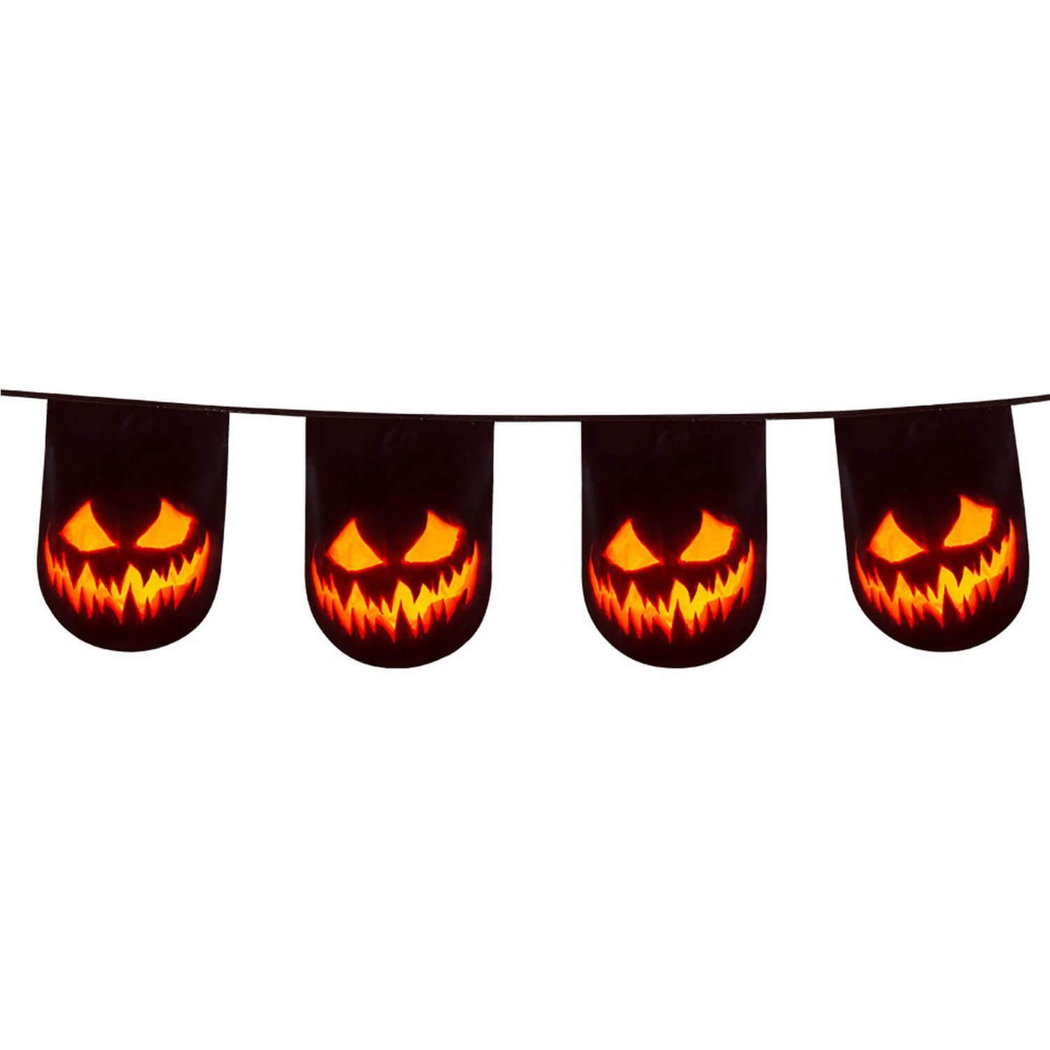 Boland Guirlande de fanions Creepy Pumpkin
