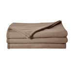 POYET MOTTE POLECO couverture polaire TAUPE 180
