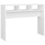 Voir la diapositive 2 : VIDAXL Table console blanc 105x30x80 cm bois d'ingenierie