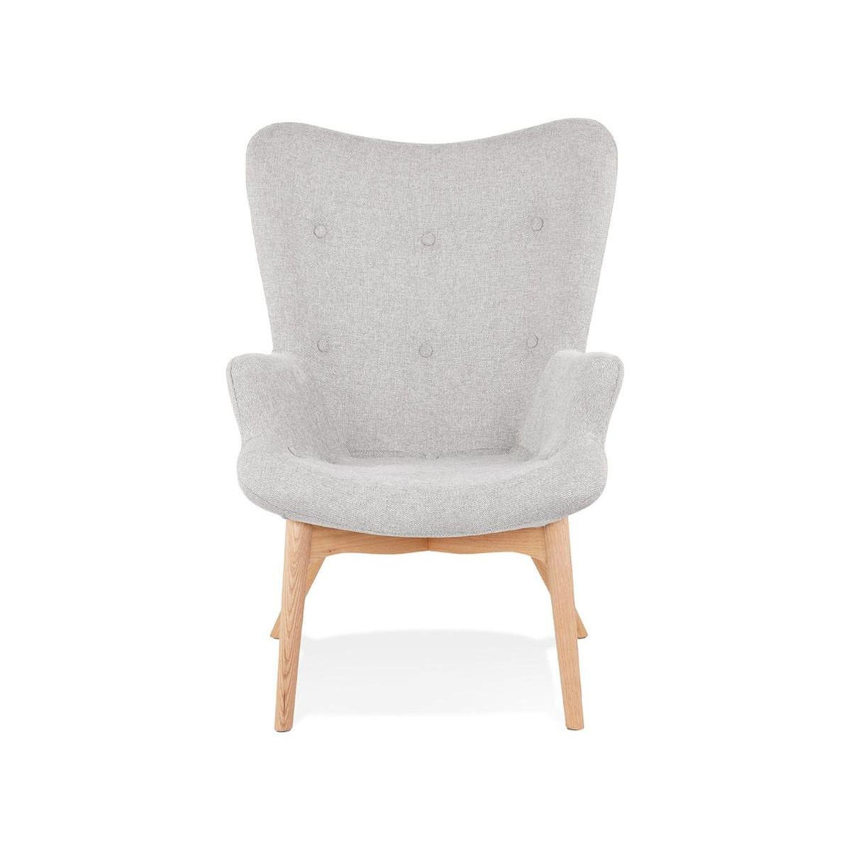 Paris Prix Fauteuil Design Scandinave  Ticao  93cm Gris