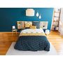 Voir la diapositive 2 : Home collection Parure de couette 3pcs 260x240cm microfibre abbie