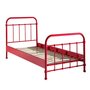 Voir la diapositive 2 : Paris Prix Lit Enfant Métal  New York  90x200cm Rouge