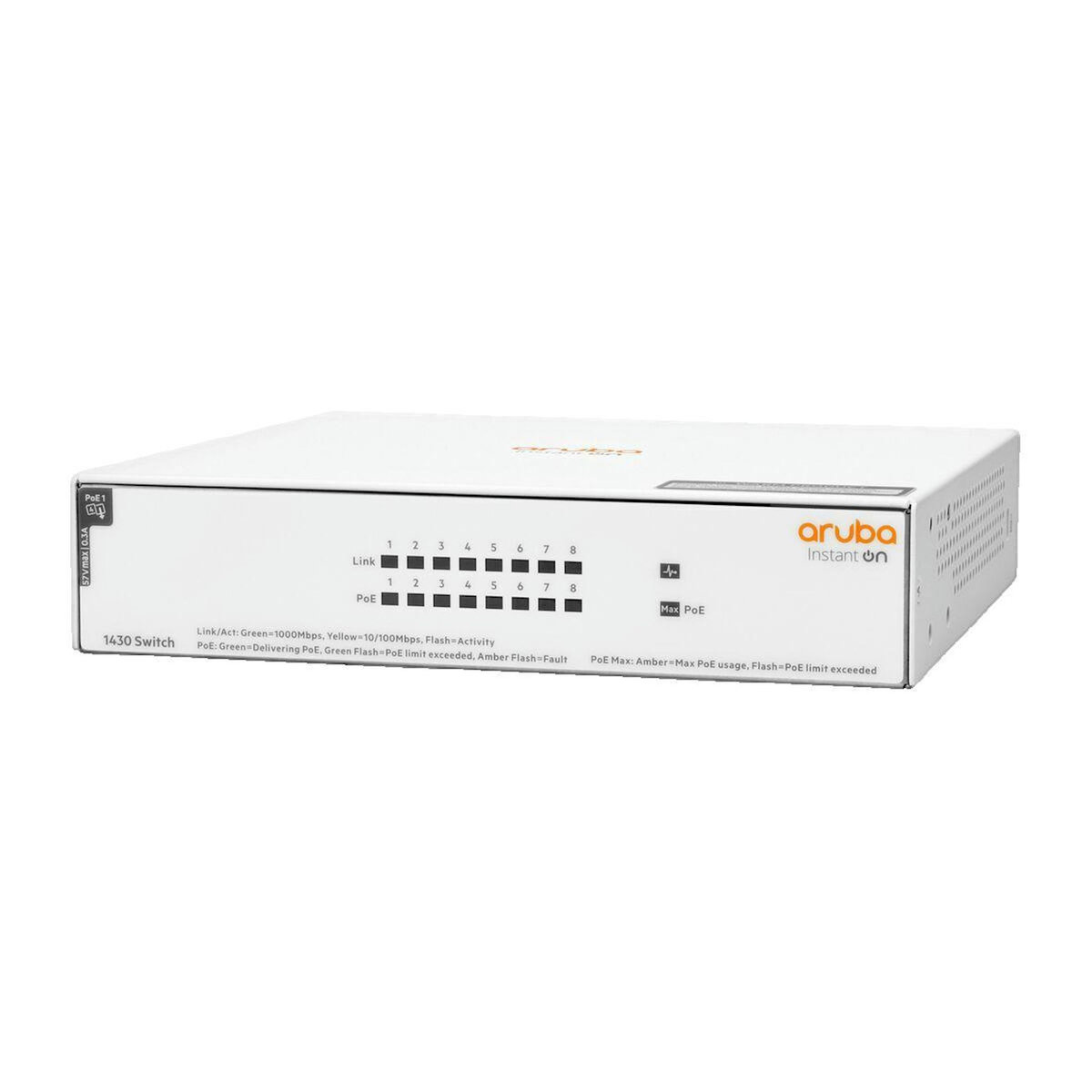 HPE Commutateur réseau HP HPE Aruba Instant On 1430 8 ports Ethernet 16 Gbit/s