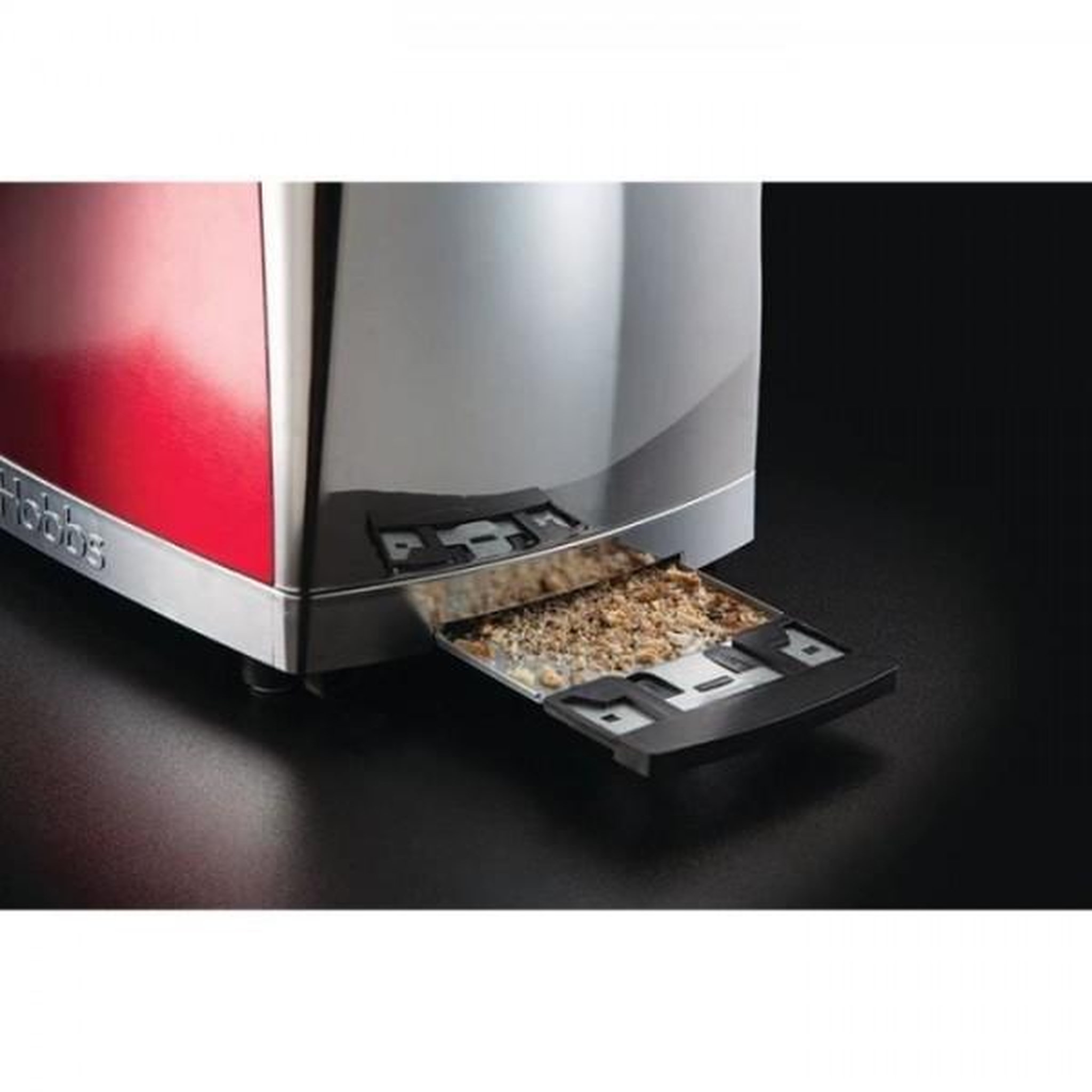 Voir la diapositive 6 : Russell Hobbs Grille Pain - Toaster Electrique  - RUSSELL HOBBS - Luna Rouge Solaire - Fente longue - 1420 W - Fonctions réchauffage et décongélation