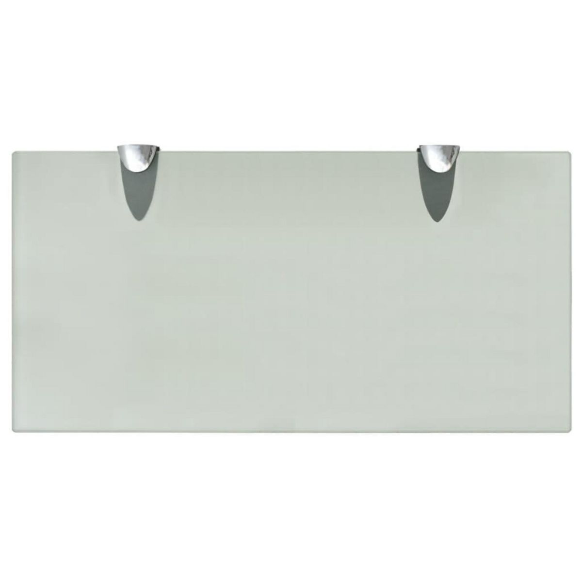 VIDAXL Etageres murales 2 pcs Verre 40 x 20 cm 8 mm