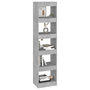 Voir la diapositive 5 : VIDAXL Bibliotheque/Separateur de piece Gris beton 40x30x166 cm