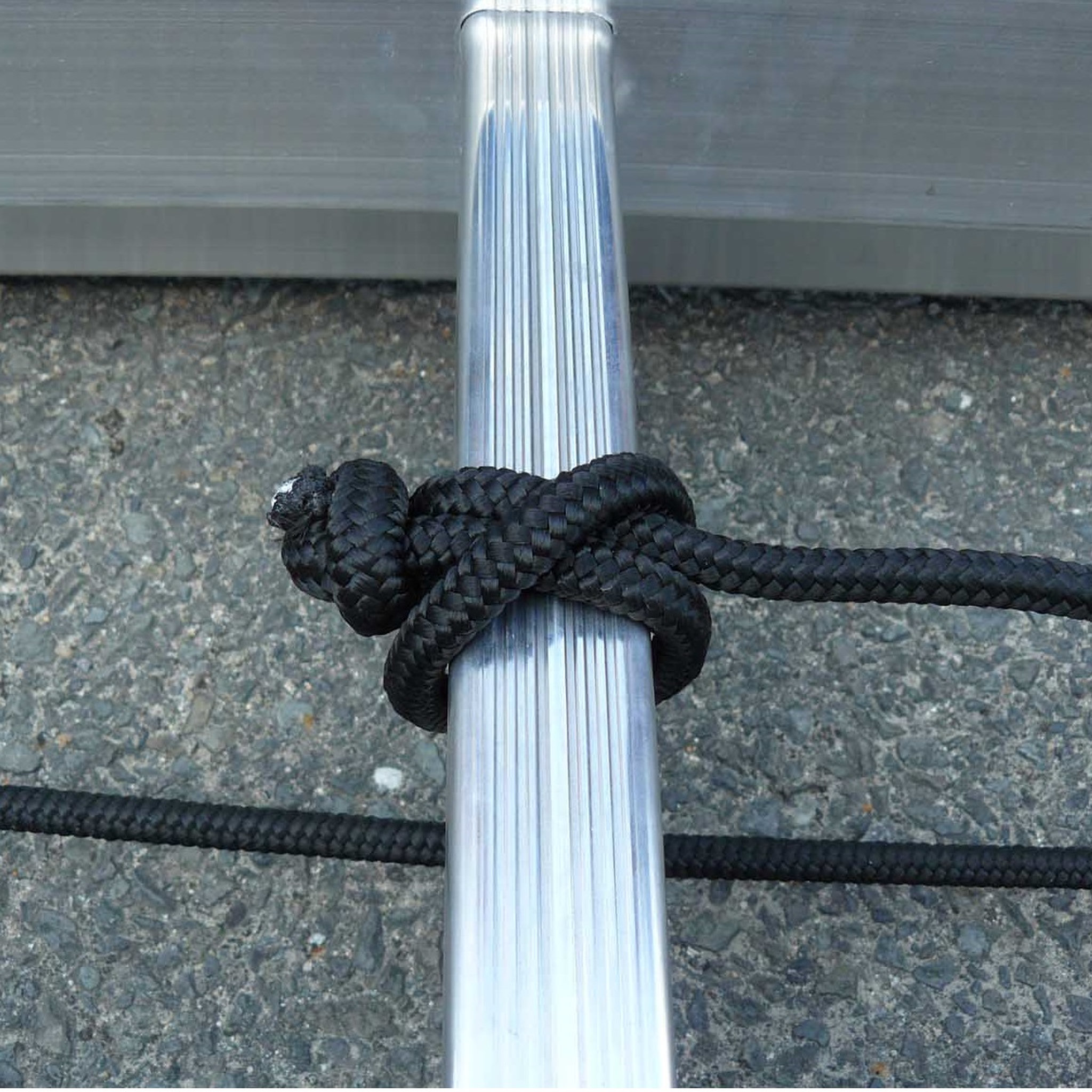 Voir la diapositive 3 : ESCALUX Echelle coulissante à corde 2x19 échelons - 9m45