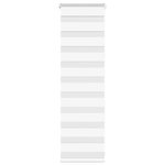 VIDAXL Store zebre blanc 40x100 cm largeur du tissu 35,9 cm polyester