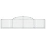 Voir la diapositive 4 : VIDAXL Paniers a gabions arques 6 pcs 300x50x60/80 cm fer galvanise
