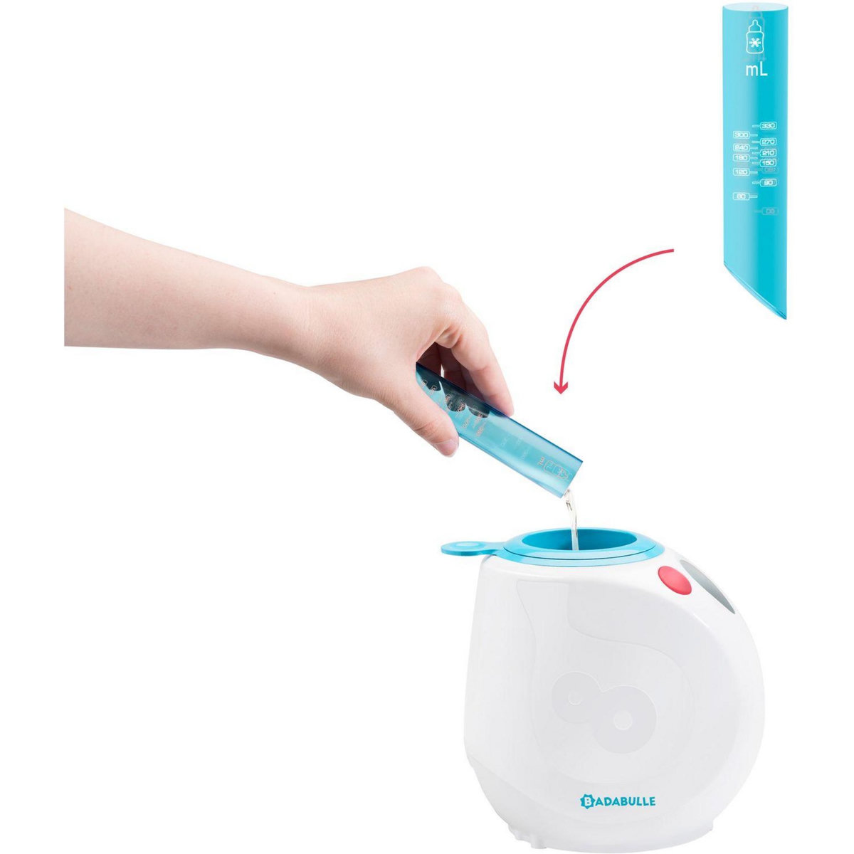 BADABULLE Chauffe biberon Easy pour la maison et la voiture