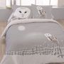 Voir la diapositive 1 : Dourev Housse de couette 200x200 CHOUETTE + 2 taies 100% coton