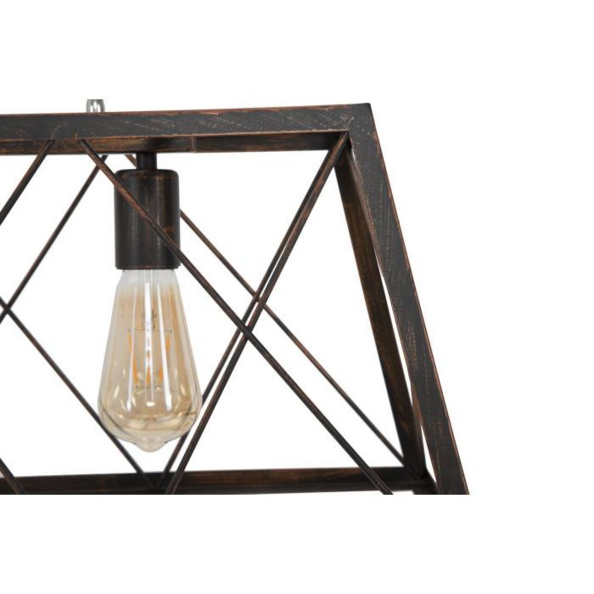 Paris Prix Plafonnier en Métal  Industry  78cm Noir