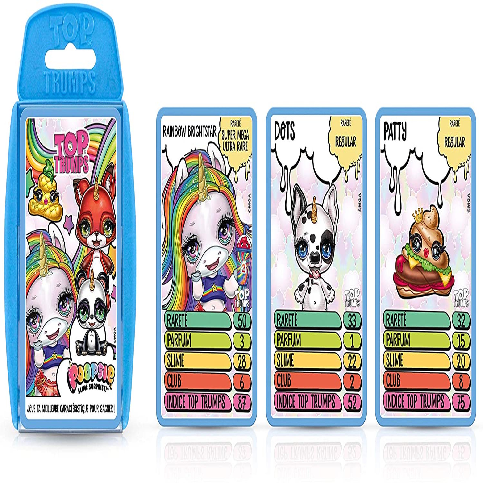 Voir la diapositive 2 :  WINNING MOVES Jeu de Cartes Top Trumps Poopsie