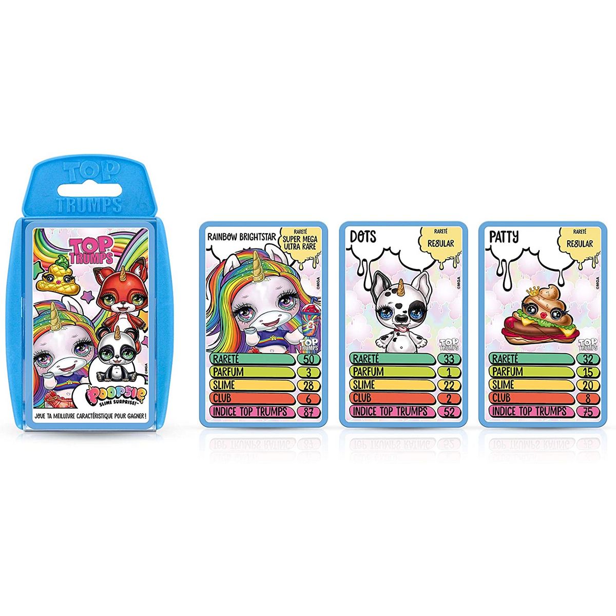  WINNING MOVES Jeu de Cartes Top Trumps Poopsie