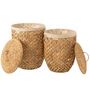 Voir la diapositive 2 : Paris Prix Lot de 2 Paniers à Linge  Vitoria  60cm Naturel