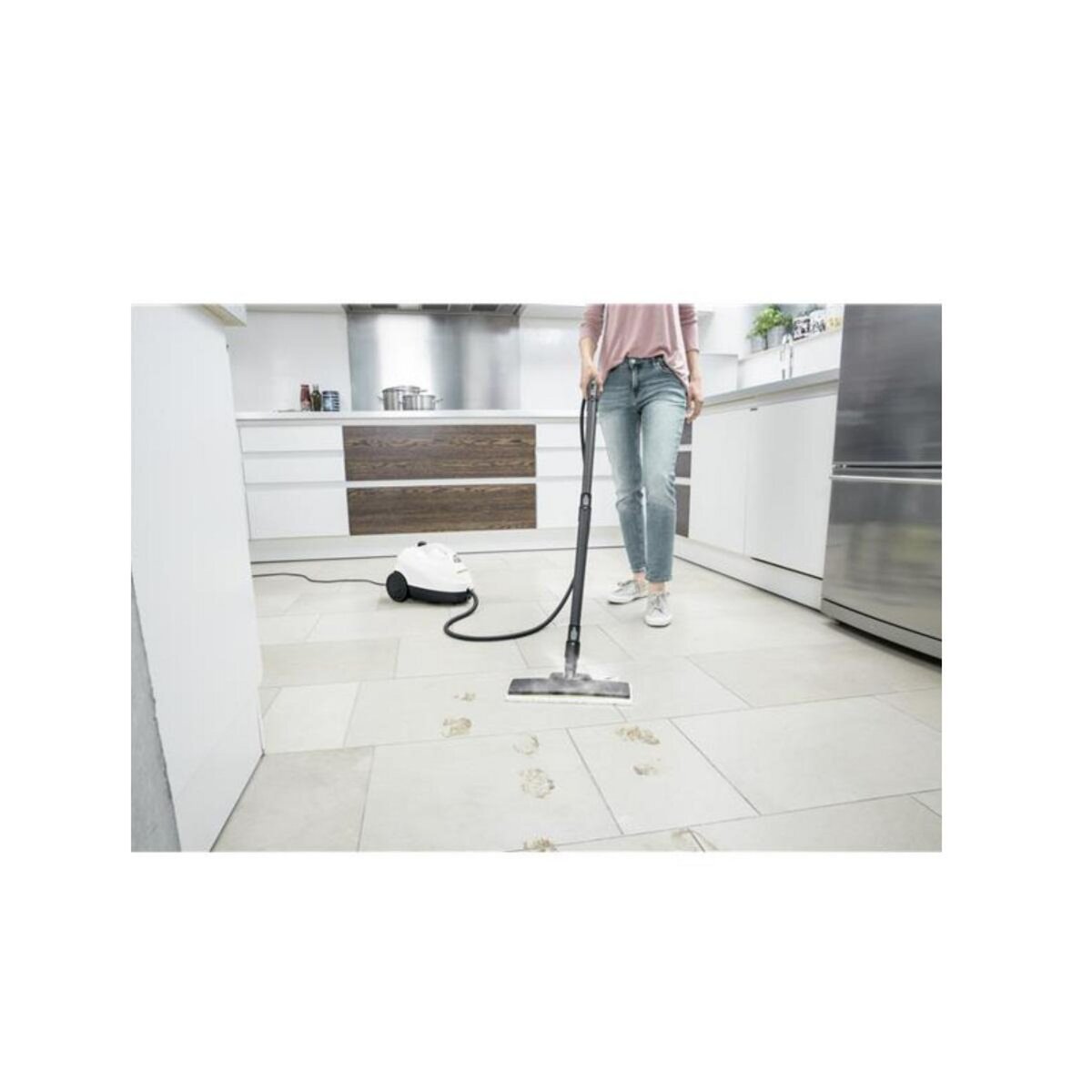 KARCHER Nettoyeur vapeur traîneau 3.2 bars 1500w blanc - 15126010