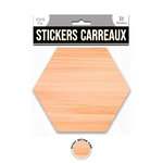 SUD TRADING 4 Stickers effet béton ciré  - 15 x 13 cm - marron