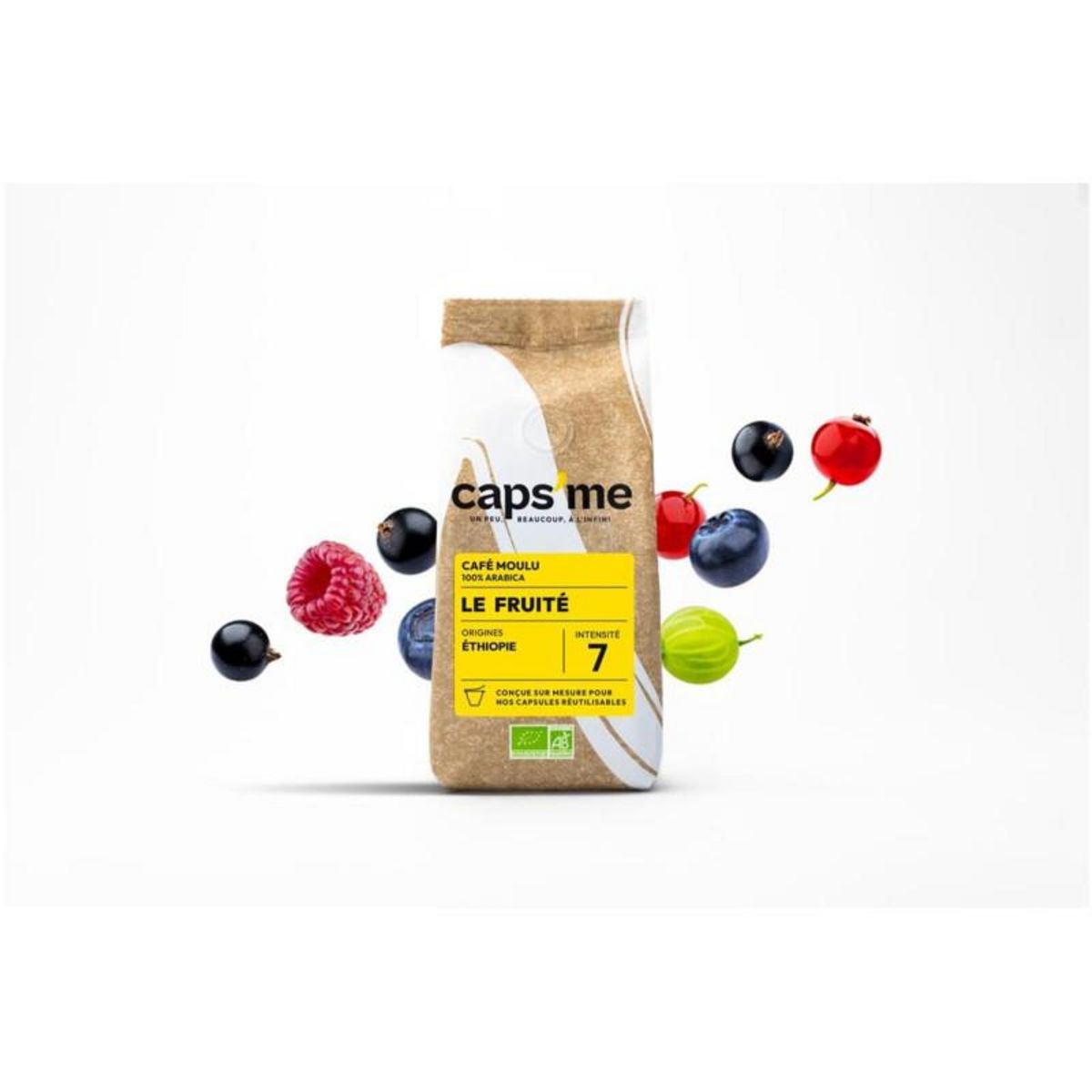 CAPS ME Capsule café Caps Me Coffret de 4 cafés pour capsules réutilisables