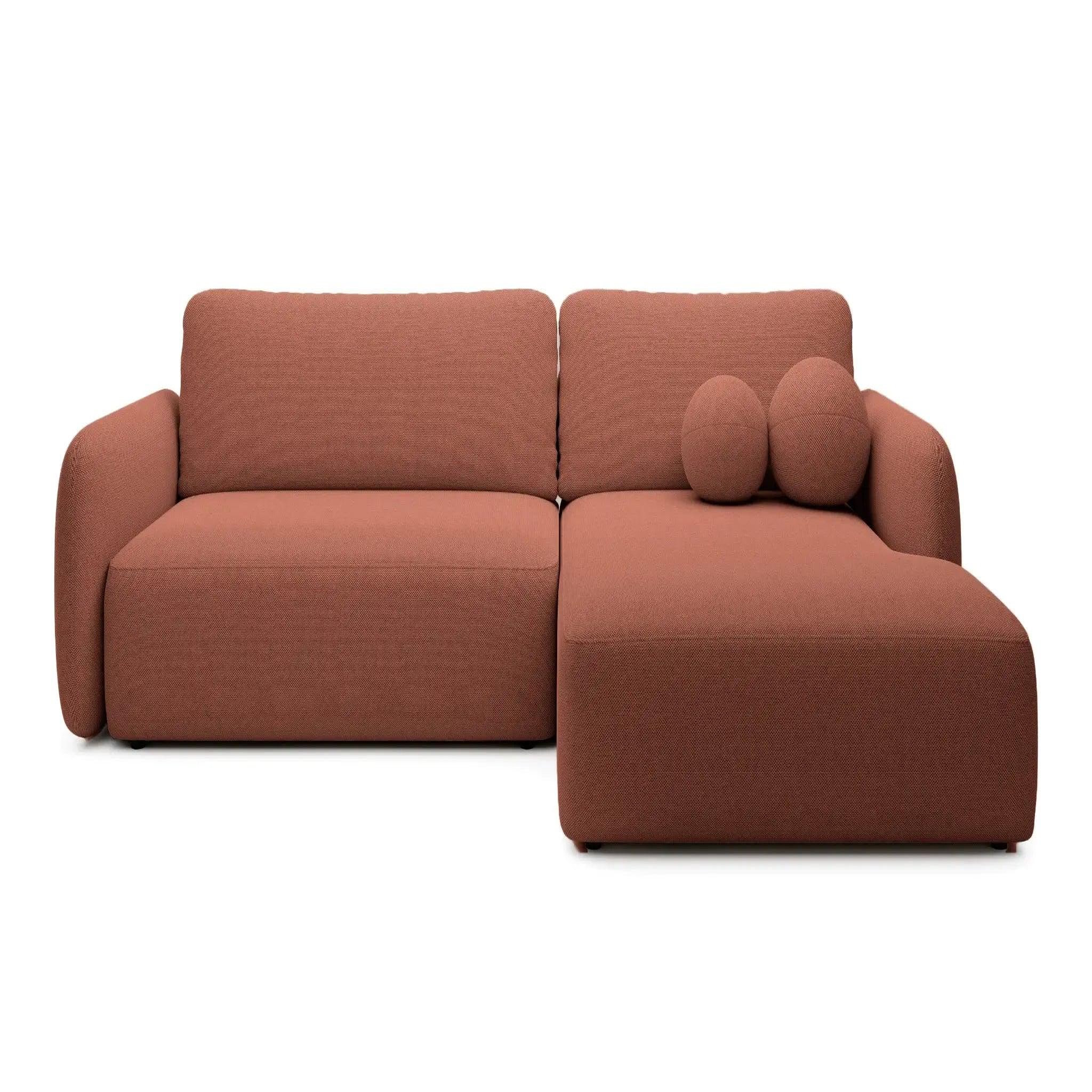 Voir la diapositive 1 : CASANOVA PARIS Gigi - canapé d'angle convertible tissu bouclette