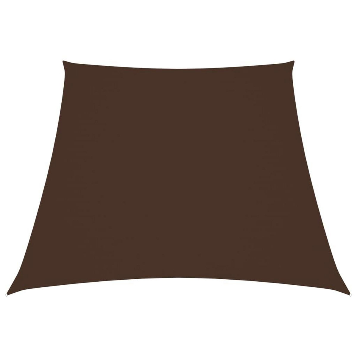 VIDAXL Voile de parasol Tissu Oxford trapeze 2/4x3 m Marron