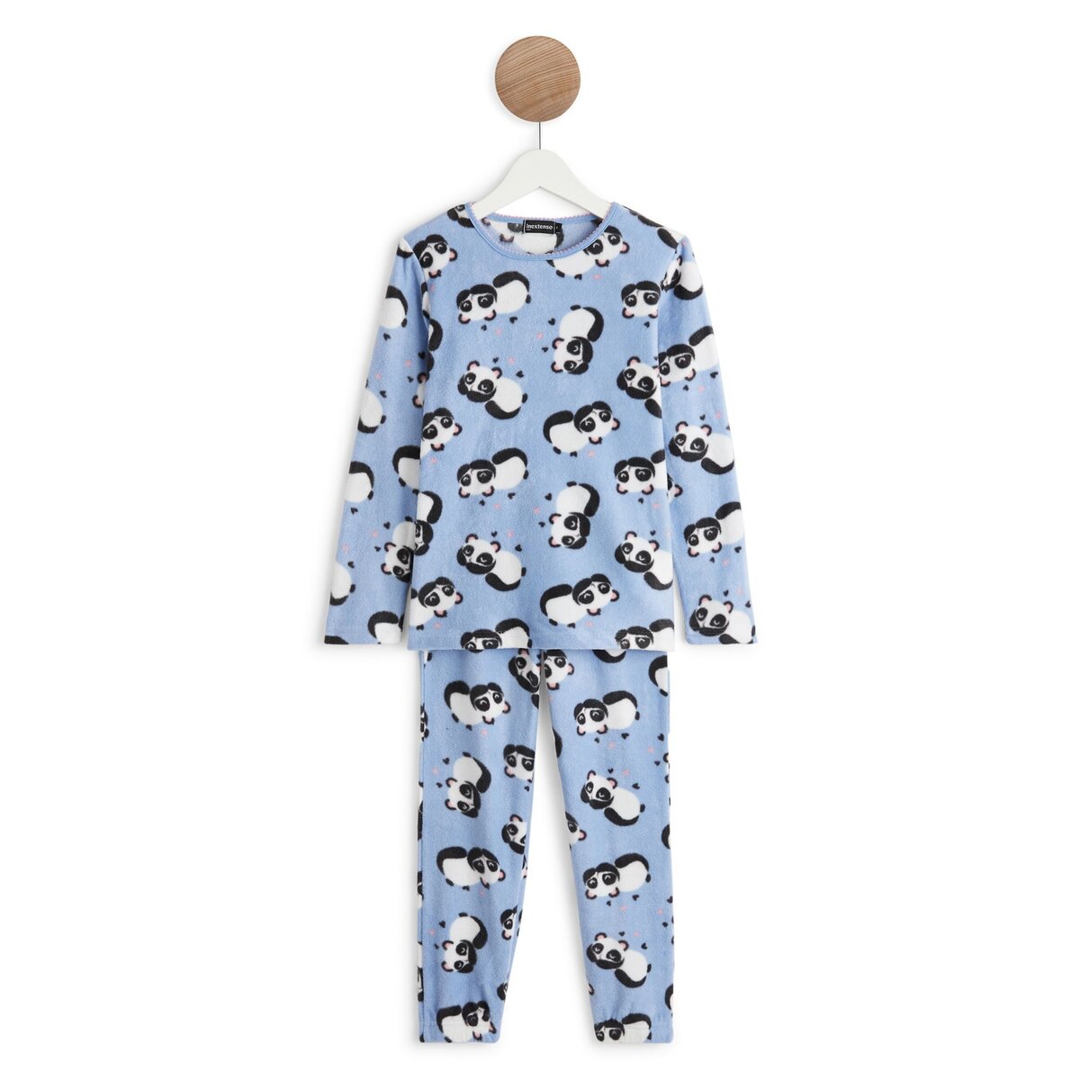 INEXTENSO Pyjama polaire panda fille pas cher Auchan