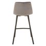Voir la diapositive 4 : Paris Prix Chaise de Bar Design  Olivier  95cm Gris
