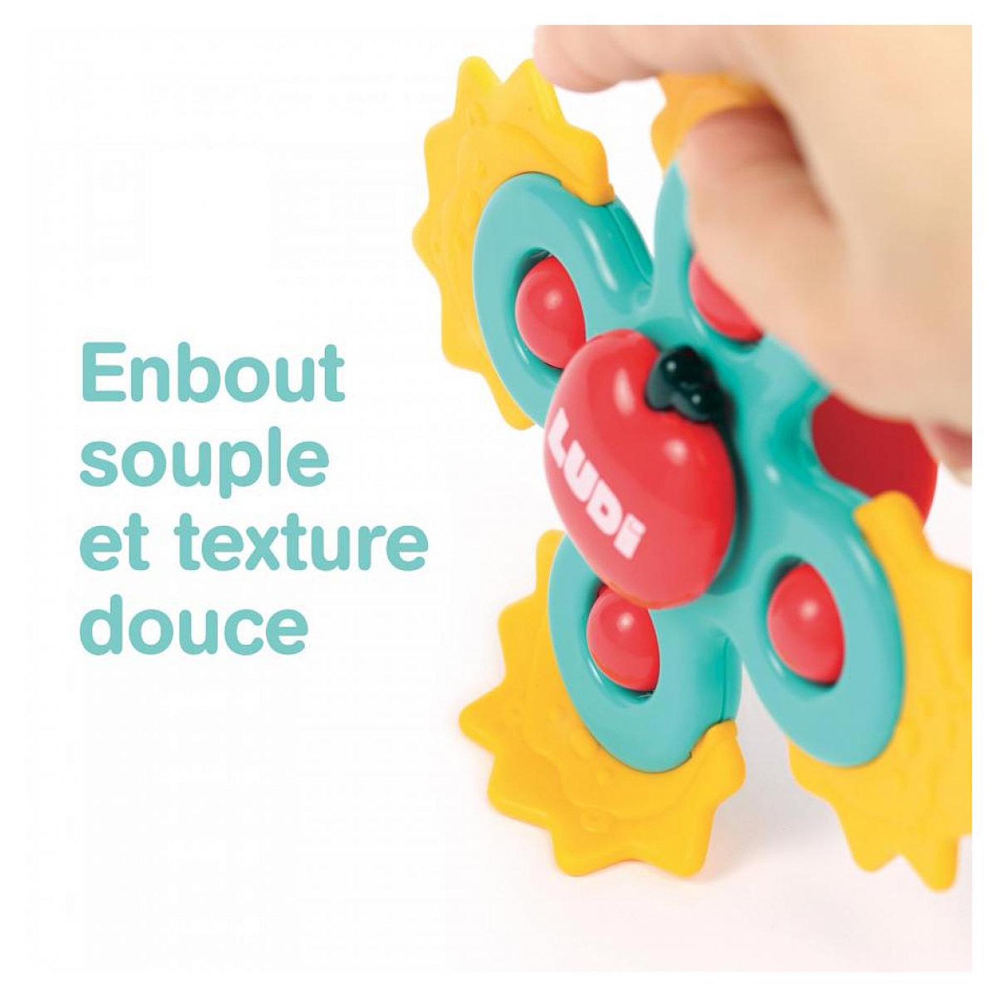 Voir la diapositive 2 : LUDI Baby  spinner jeux de mouvement