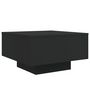 Voir la diapositive 3 : VIDAXL Table basse avec lumières LED noir 55x55x31 cm