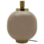 Paris Prix Lampe à Poser Design  Arto  38cm Taupe & Or